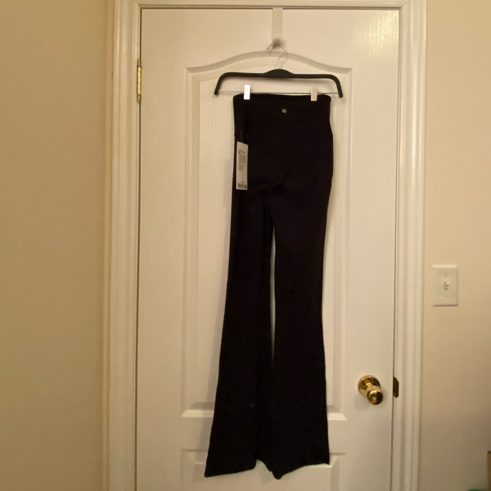 Lululemon Groove Super-High-Rise Flared Pant Nulu * BLACK - Picture 14 of 14